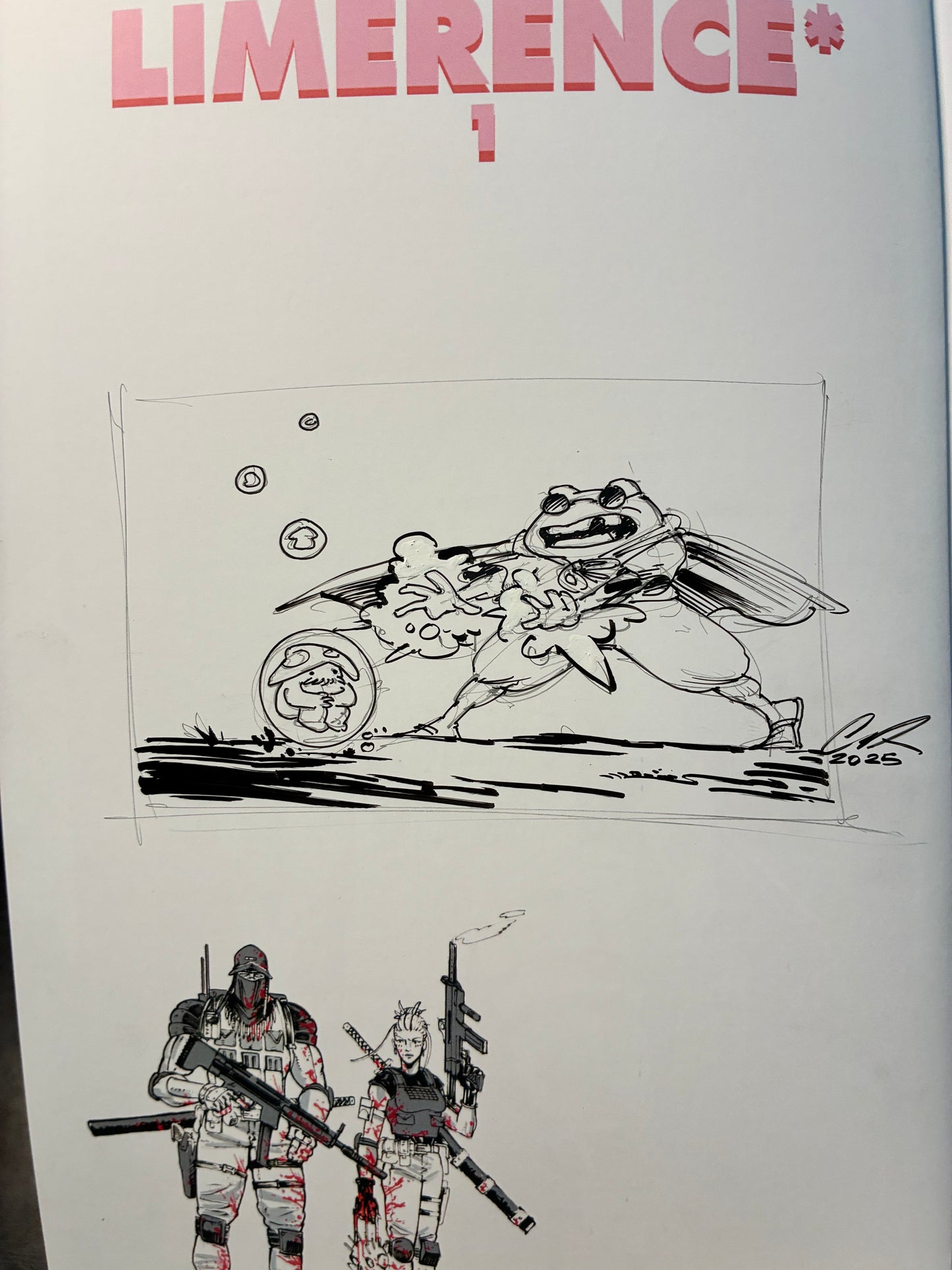 LIMERENCE SIGNED/SKETCH EDITION